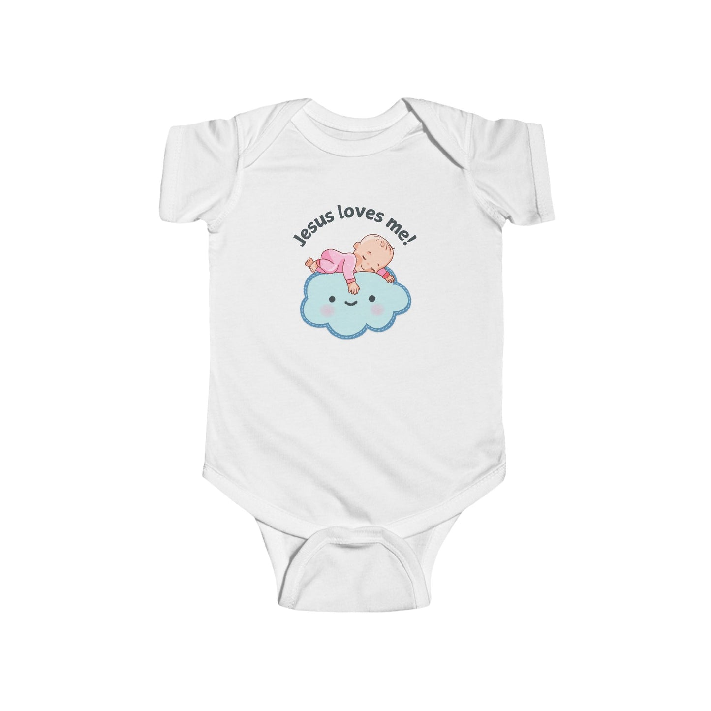 JESUS LOVES ME! - Baby Bodysuit (3 colors)