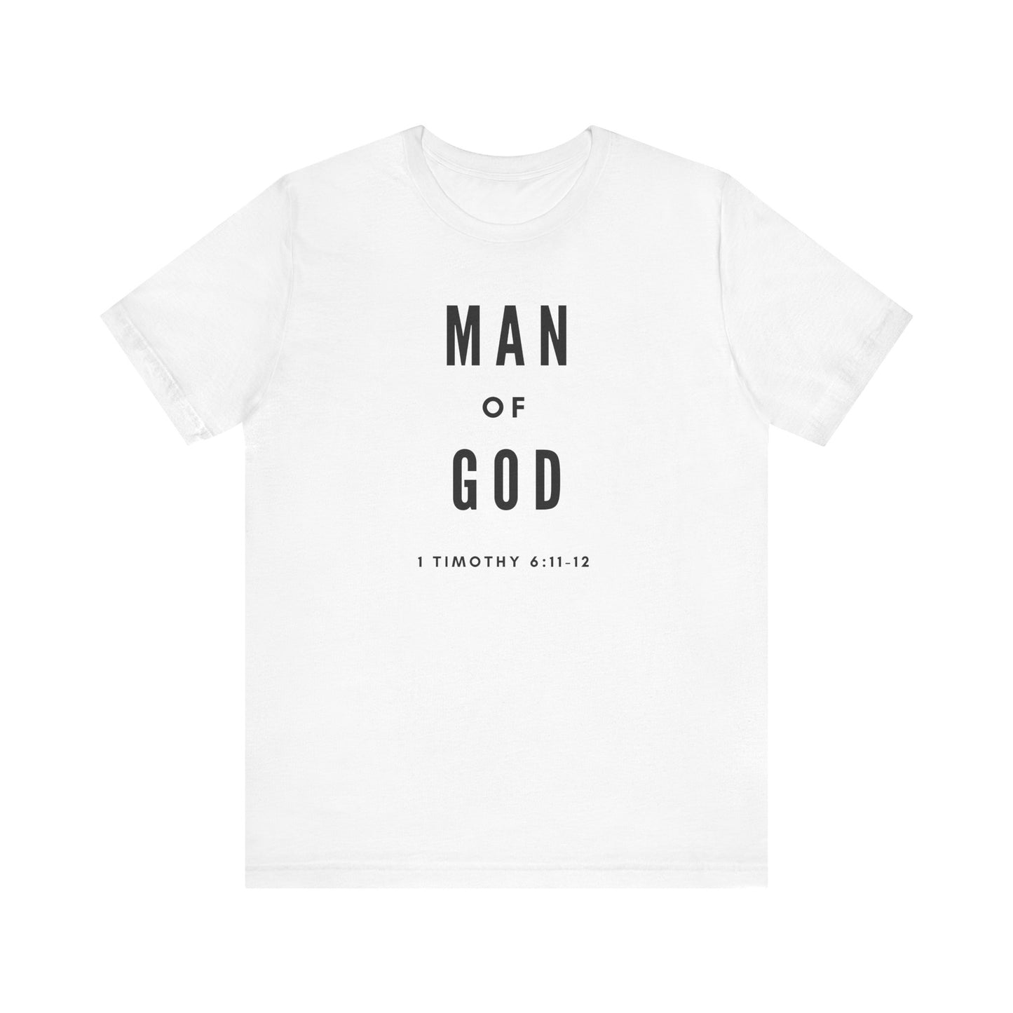 MAN OF GOD - Unisex Jersey Short Sleeve Tee (4 colors)