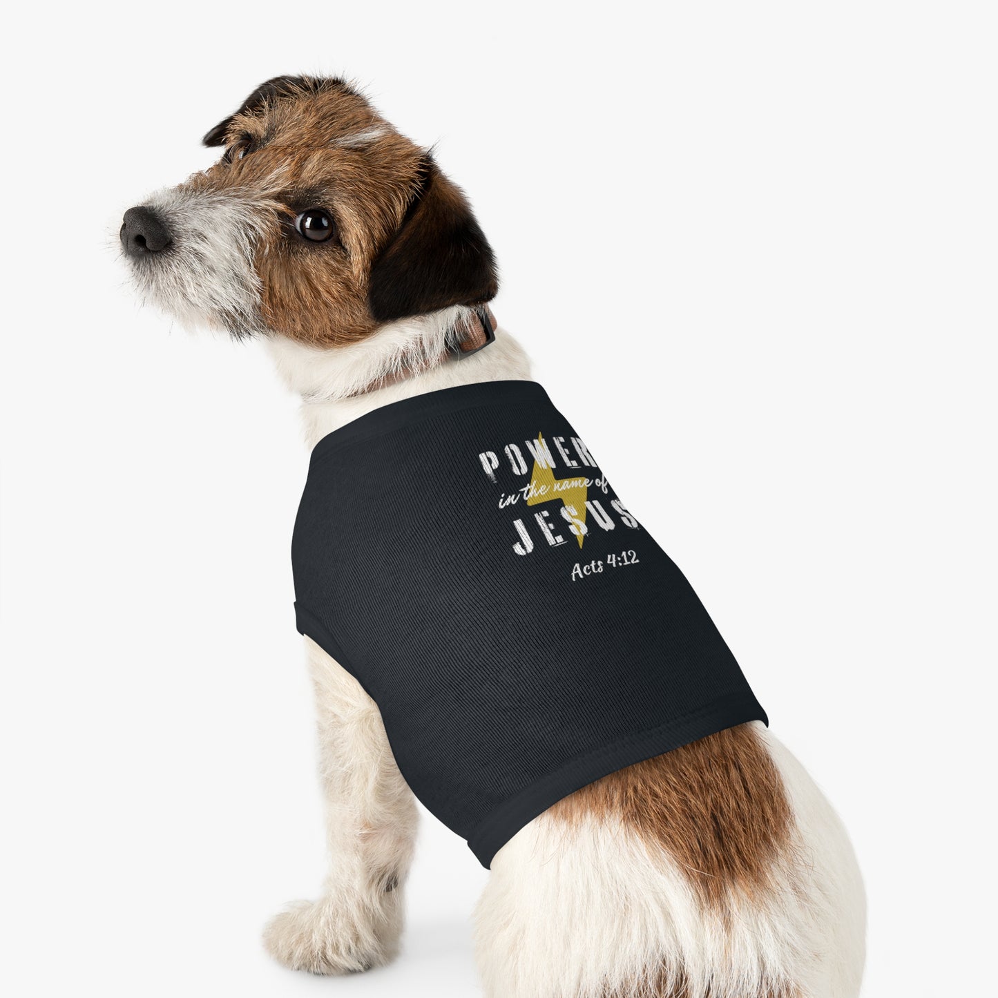 POWER IN THE NAME OF JESUS - Dog Tank Top -  (1 color)