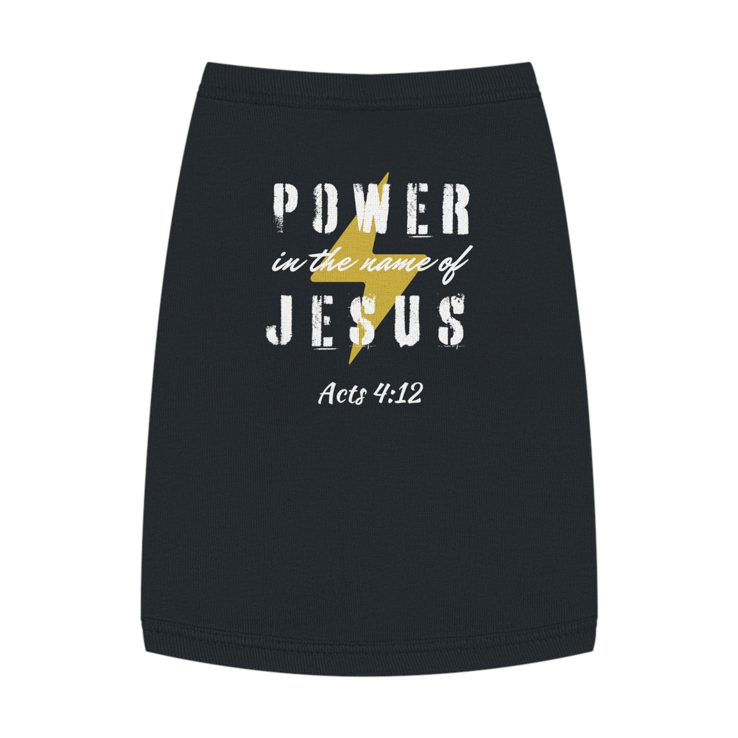 POWER IN THE NAME OF JESUS - Dog Tank Top -  (1 color)