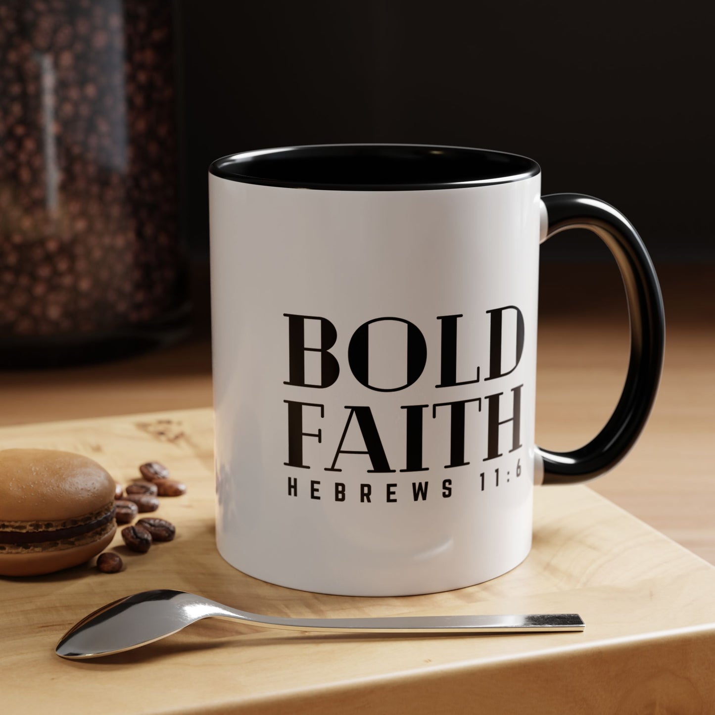 BOLD FAITH - Inspirational Ceramic Coffee Mug