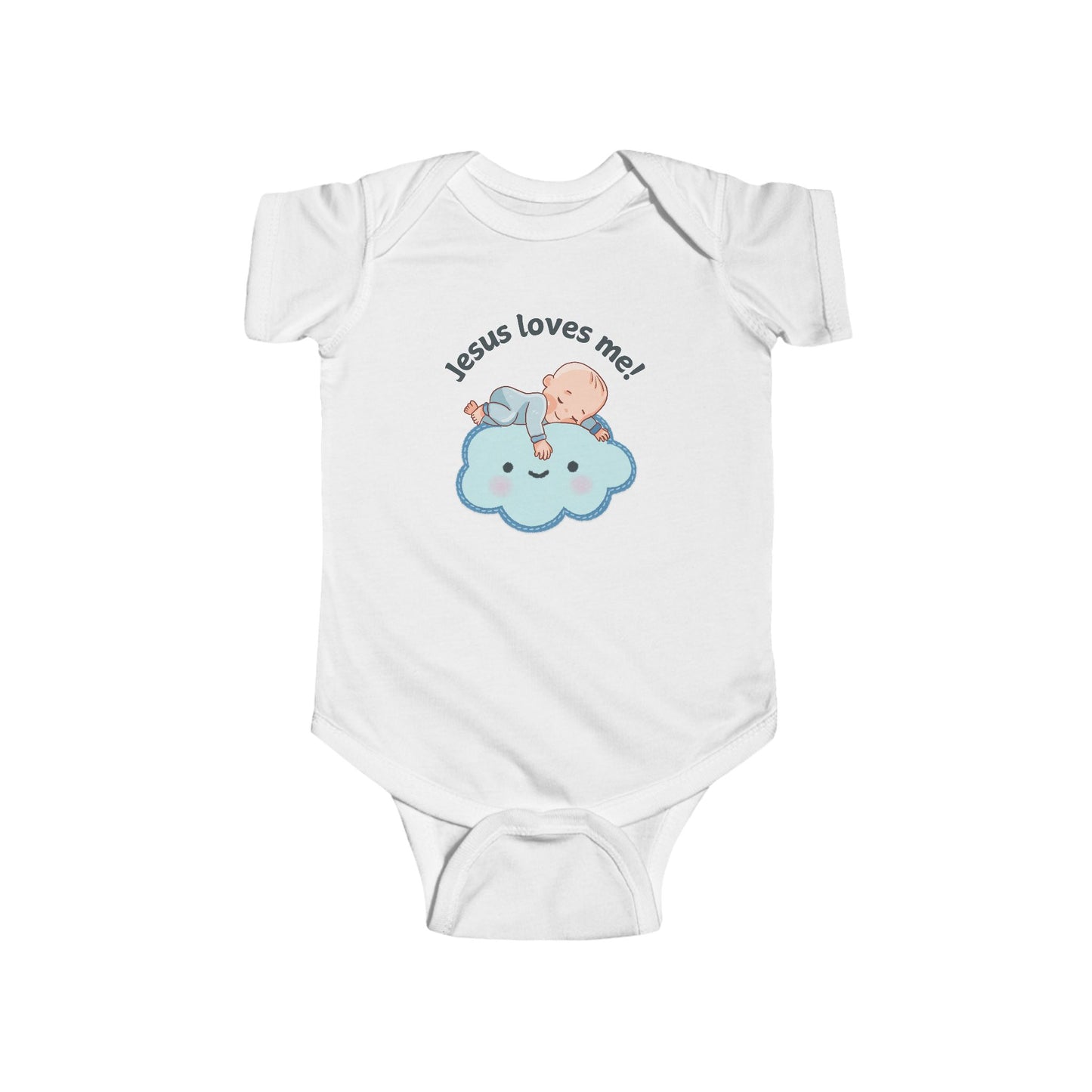 JESUS LOVES ME! - Baby Bodysuit - Boy (3 colors)