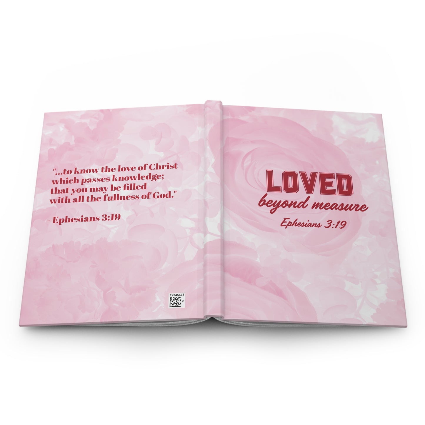 LOVED BEYOND MEASURE - Inspirational Hardcover Journal