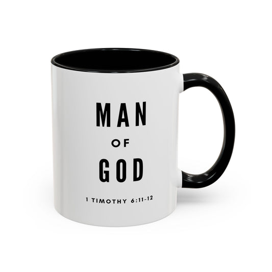 MAN OF GOD - Inspirational Ceramic Coffee Mug