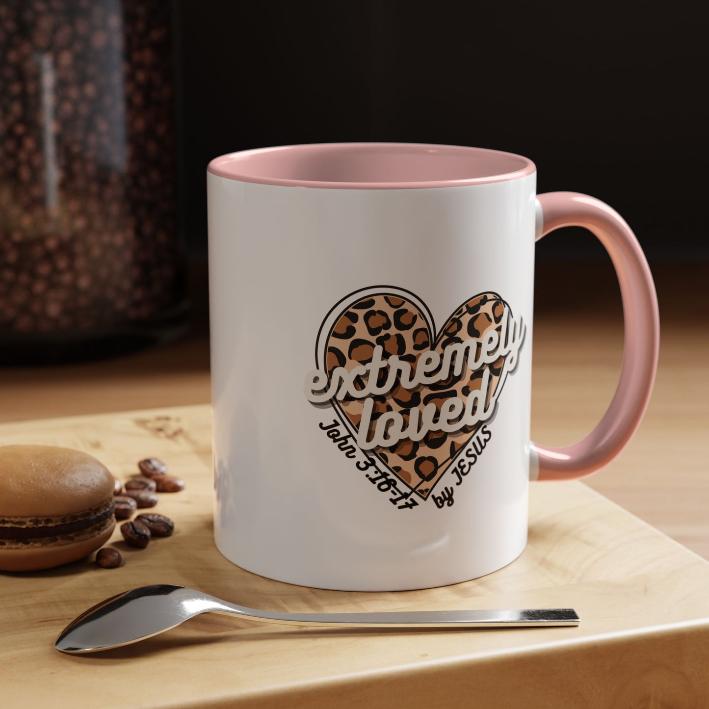 EXTREMELY LOVED (BY JESUS) - Inspirational Ceramic Coffee Mug