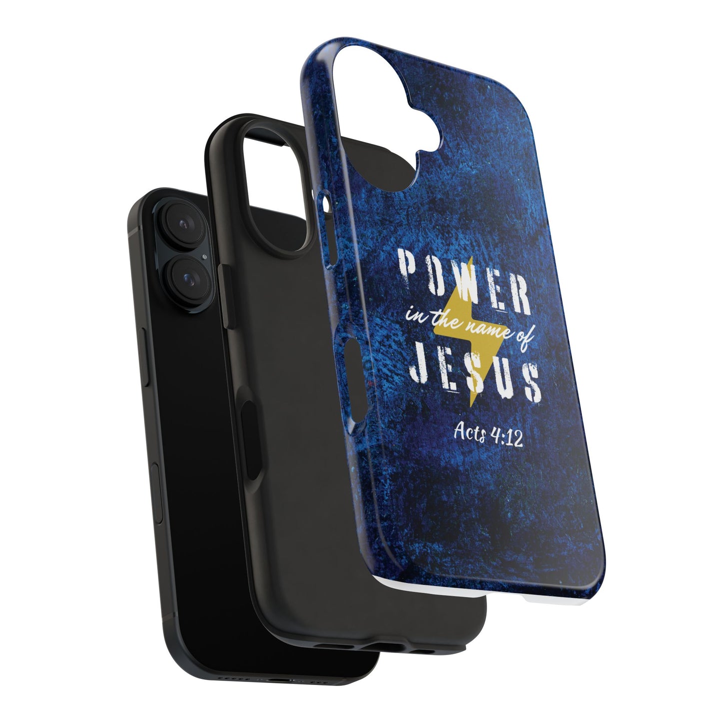 POWER IN THE NAME OF JESUS - Tough Phone Case (iPhone 16)