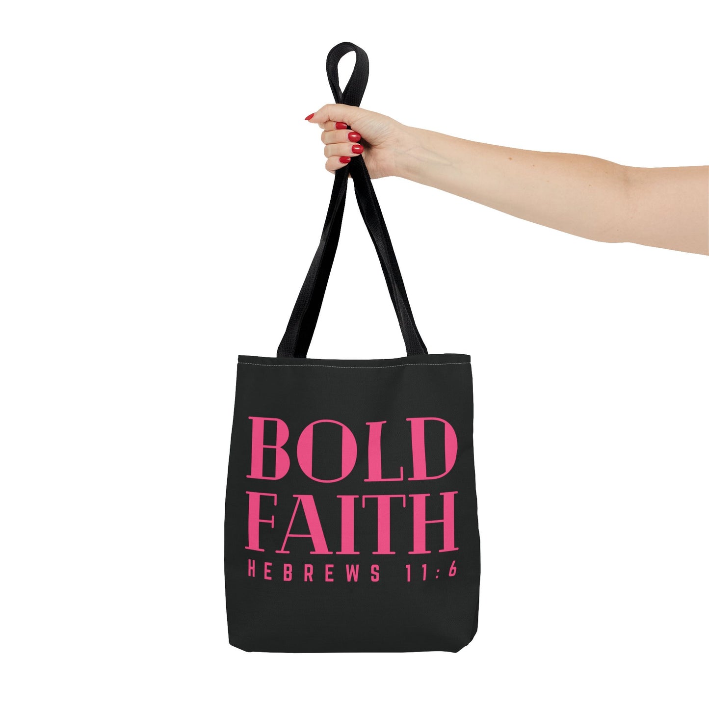 BOLD FAITH - Inspirational Tote Bag - Perfect for Everyday Use and Gifts